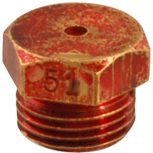 175768 Duke - Red Brass Upper Rear Orifice for LP Gas 175768 Duke - Red Brass Upper Rear Orifice for LP Gas